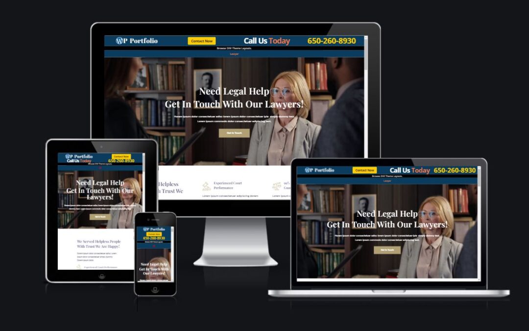 DIVI Layout for Lawyer and Attorneys
