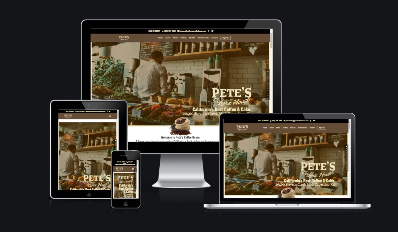DIVI Layout for Coffee Shop
